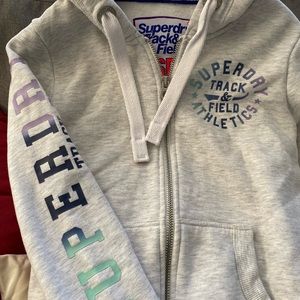 Superdry track & field zip hoodie